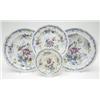 Image 1 : A Victorian earthenware 49-piece part dinner service consisting of 25 dinner plates, 18 side plat...