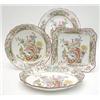 Image 1 : A Copeland ironstone 18-piece dessert service consisting of 3 pairs of serving dishes and 12 plat...