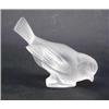 Image 1 : A Lalique frosted glass hardi bird, 5ins £180-220...