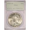 Image 1 : 1927-D PEACE DOLLAR PCGS MS61 RATTLER HOLDER
