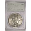 Image 1 : 1927-D PEACE DOLLAR PCGS MS62 RATTLER HOLDER