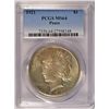 Image 1 : 1921 PEACE DOLLAR PCGS MS64