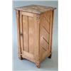 Image 1 : A Victorian Arts and Crafts oak pot cupboard, in the manner of Charles Bevan, inlaid with chevron...