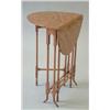 Image 1 : A 20th century satinwood Sutherland table with oval top over slender turned legs, 1ft.4ins. £70-1...