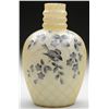 Image 1 : DECORATED SATIN GLASS VASE.