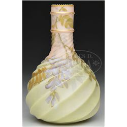 SMITH BROS DECORATED VASE.