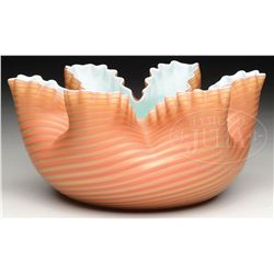 STEVENS & WILLIAMS POMPEIAN SWIRL BOWL.