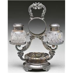 PAIRPOINT 5PC SILVER-PLATE SET.