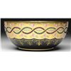 Image 1 : MOSER RUBY GLASS DECORATED BOWL.