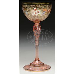 MOSER DECORATED CHALICE.