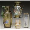Image 1 : FOUR MOSER DECORATED VASES.