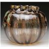 Image 2 : LARGE MOSER DECORATED ROSE BOWL.