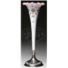 Image 1 : DECORATED ENGLISH TRUMPET VASE.