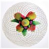 Image 1 : NEW ENGLAND FRUIT BOUQUET PAPERWEIGHT.