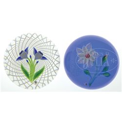 TWO BACCARAT PAPERWEIGHTS.