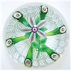 Image 1 : PAUL YSART FLORAL PAPERWEIGHT.