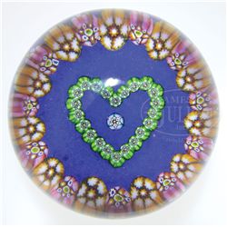 PAUL YSART MILLEFIORI PAPERWEIGHT.