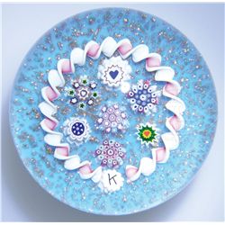 CHARLES KAZIUN MILLEFIORI PAPERWEIGHT.