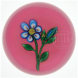 CHARLES KAZIUN FLORAL PAPERWEIGHT.