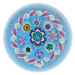 CHARLES KAZIUN MILLEFIORI PAPERWEIGHT.
