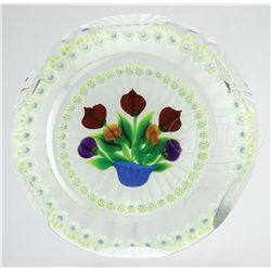 CAITHNESS FLORAL PAPERWEIGHT.