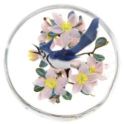 RICK AYOTTE BLUE JAY PAPERWEIGHT.