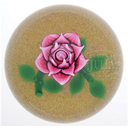 WILLIAM MANSON FLORAL PAPERWEIGHT.