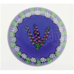 PERTHSHIRE HEATHER PAPERWEIGHT.