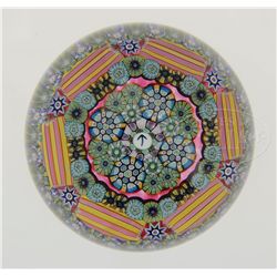 PERTHSHIRE MILLEFIORI PAPERWEIGHT.