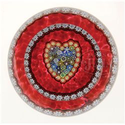 PERTHSHIRE MILLEFIORI PAPERWEIGHT.