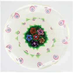 SELKIRK FLORAL PAPERWEIGHT.