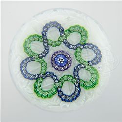 ST. KILDA MILLEFIORI PAPERWEIGHT.