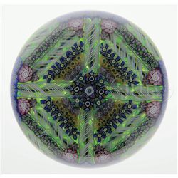 PERTHSHIRE MILLEFIORI PAPERWEIGHT.
