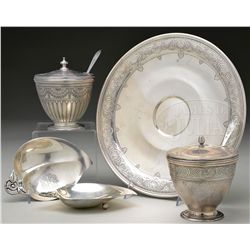 SIX PIECES OF TIFFANY & CO STERLING SILVER.