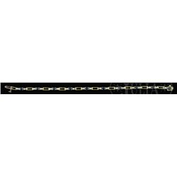 14KT SAPPHIRE & DIAMOND BRACELET.