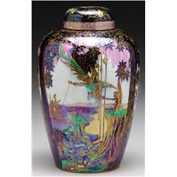 WEDGWOOD FAIRYLAND LUSTRE SYCAMORE MALFREY POT.