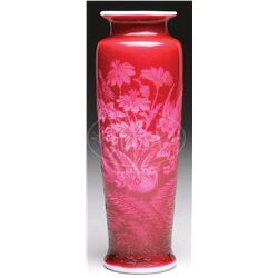 WEBB INTAGLIO CUT VASE.