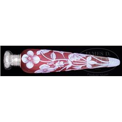 WEBB ENGLISH CAMEO SCENT BOTTLE.
