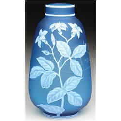 THOMAS WEBB & SONS ENGLISH CAMEO VASE.
