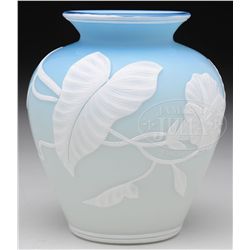 VICTORIAN CAMEO VASE.