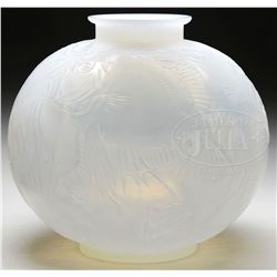 R. LALIQUE POISSONS VASE.