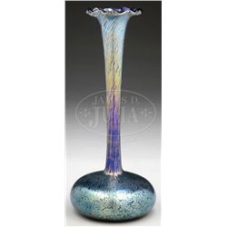 AUSTRIAN ART GLASS VASE.