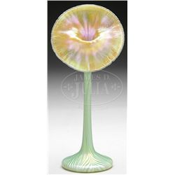 QUEZAL JACK-IN-THE-PULPIT VASE.