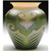 Image 1 : QUEZAL DECORATED ART GLASS VASE.