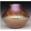 Image 1 : STEUBEN DECORATED ART GLASS VASE.