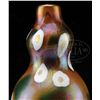 Image 2 : RARE STEUBEN BROWN AURENE DECORATED VASE.