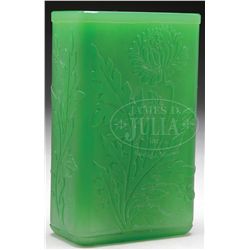 STEUBEN ACID CUT BACK VASE.