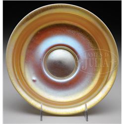 STEUBEN ART GLASS CENTER BOWL.