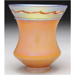 STEUBEN ART GLASS SHADE.