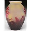 Image 2 : GALLE FLORAL CAMEO VASE.